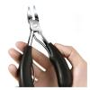 Agnail Clippers Stainless Steel Nail Clippers,Nail Groove Special Manicure Scissors Toenail Pliers(Blue) view 3