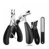 Agnail Clippers 1/3/4PCS Don't Bend to Cut Toenail Stainless Steel Elbow Nail Clipper Large Opening Toenail Pliers(3 PCS Set) view 3