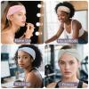 12 Pcs Stretchy Headbands for Women, Absorbed Sport Headband Soft Twist Knotted Hairbands for Daily Life Yoga Workout(Light yellow/Pink/Blue/Green) view 4