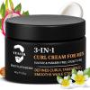 3-in-1 Curl Cream for Men - Defines Curls, Tames Frizz, Adds Smoothness and Texture for Curly and Wavy Hair, Hair Styling Cream with Desert Derived Extracts, Sulfate - Free 3.38 oz view 1