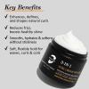 3-in-1 Curl Cream for Men - Defines Curls, Tames Frizz, Adds Smoothness and Texture for Curly and Wavy Hair, Hair Styling Cream with Desert Derived Extracts, Sulfate - Free 3.38 oz view 4