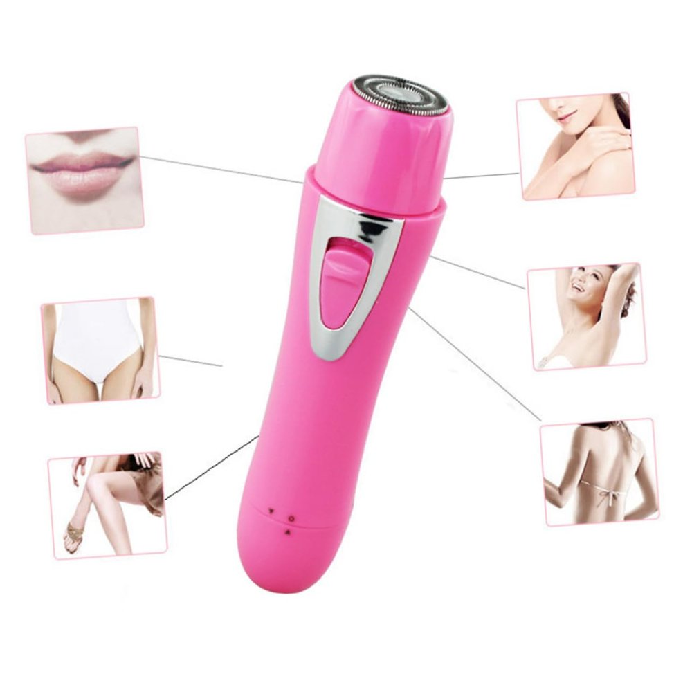 Beaupretty Electric Nose Hair Trimmer USB Rechargeable Shaver for Men Women Compact Portable Hair Removal Machine Pink Operation Durable Design for Travel