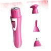 Beaupretty Electric Nose Hair Trimmer USB Rechargeable Shaver for Men Women Compact Portable Hair Removal Machine Pink Operation Durable Design for Travel view 2