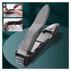 Agnail Clippers Nail Clipper with Ergonomic Lever Self Collecting Nails Toenail Pliers(Gray-L) view 3