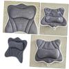 WRITWAA Travel-Friendly Tub Pillow Suction Cup Bath Pillow for Neck Support Relaxation view 2