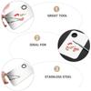 Healeved Mixing Color Palette Set with Mixing Rod Stainless Steel Cosmetic Palette for Nail Art and Makeup Durable Beauty Tool Kit for Professionals and DIY Users view 3