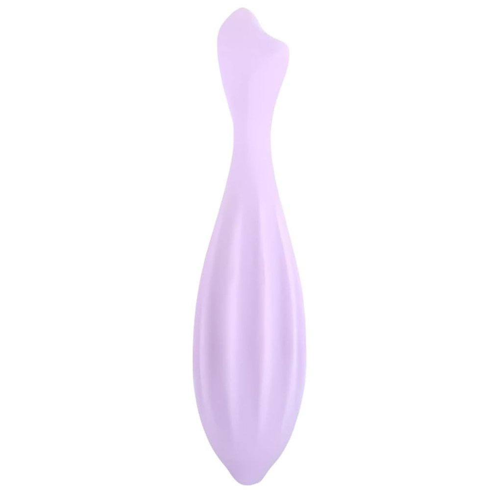 Face Roller Silicone Portable Flexible Washable Facial Roller Skin Care for Women Face and Eyes Massage Soft Pointed Moisturizing Gua Sha Facial Tools (Purple)