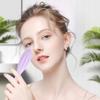 Face Roller Silicone Portable Flexible Washable Facial Roller Skin Care for Women Face and Eyes Massage Soft Pointed Moisturizing Gua Sha Facial Tools (Purple) view 4