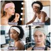 12 Pcs Stretchy Headbands for Women, Absorbed Sport Headband Soft Twist Knotted Hairbands for Daily Life Yoga Workout (Light Morandi) view 4