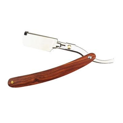 LIFKOME Vintage Style Razor Metal Blade for Men Beard Shaver Handle for Barbershop Salons