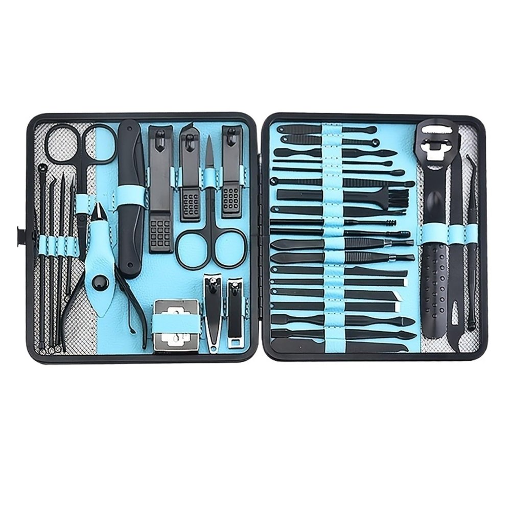 Agnail Clippers Manicure Tool Set, with Portable Travel Case, Cuticle Nippers and Cutter Kit Toenail Pliers(Style2)