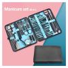 Agnail Clippers Manicure Tool Set, with Portable Travel Case, Cuticle Nippers and Cutter Kit Toenail Pliers(Style2) view 2