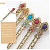CALLARON 10pcs Chinese Hair Stick Pin Rhinestone Hair Sticks for Long Styling Accessories view 4
