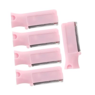 CALLARON 5pcs Eyebrow Trimmer Replacement Blades for Facial Hair Removal and Portable Eyebrow Grooming Tool Fit for Women Makeup Bag
