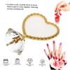 Heart Shaped Nail Display Tool for Polish Mixing and Store Display view 3