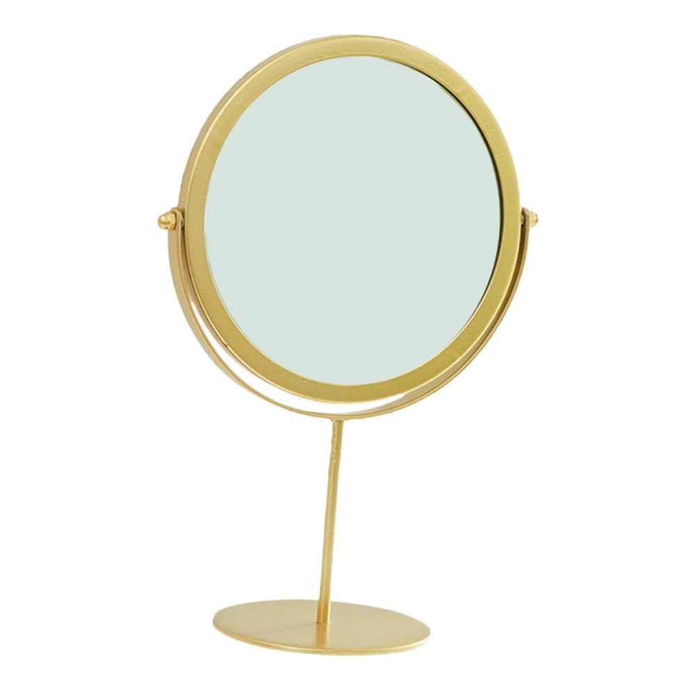 Healeved Round Modeling Mirror Stable Base Woman Makeup Mirror Fine Craftsmanship