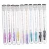 HONMEET 30pcs Disposable Mascara Wands with Tube Applicators for Eyelash Makeup Lightweight for Travel and Daily Use Random Colors view 1