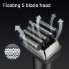Electric Shaver for Men  5-Blade Foil Razor,Cordless & Rechargeable with 2 Speed Settings,Wet/Dry Shaving,Portable & Efficient for Close Shave,Ideal for Travel view 4