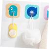 DEARMAMY 2pcs Dual-Sided Portable Face Brush Cleansing Facial Brush Silicone Gentle Skin Care Tool for Women view 2
