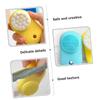 DEARMAMY 2pcs Dual-Sided Portable Face Brush Cleansing Facial Brush Silicone Gentle Skin Care Tool for Women view 4