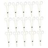 TOVINANNA 25pcs Disposable Piercing Clamps Plastic Forceps Clamp for Body Piercing Professional Tools view 1