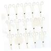 WRITWAA 15pcs Professional Body Piercing Pliers Disposable Clamps Plastic Forceps Easy to Use and Adjust for Piercings view 3