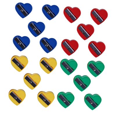 Homoyoyo 60pcs Practical Pencil Sharpeners Eyeliner Brow Makeup Pencil Sharpener for Office