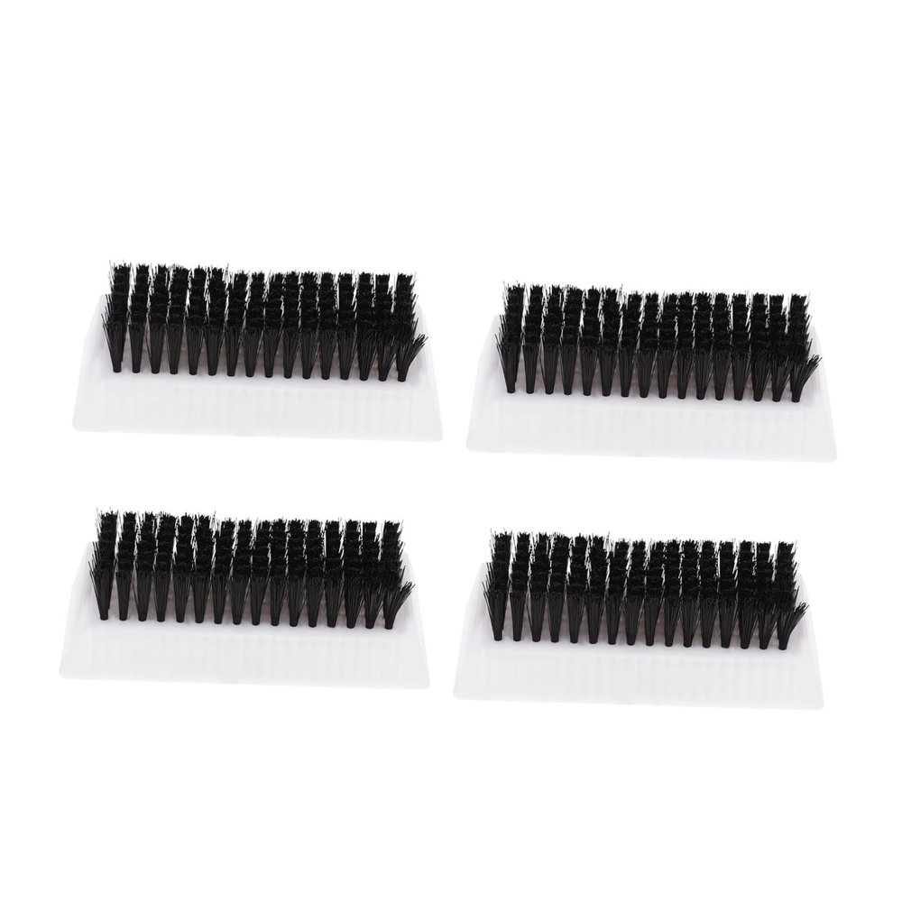 NOLITOY 4pcs Nail Cleaning Brush Hand Scrub Brush Non-Slip Handle Soft Bristles for Exfoliating