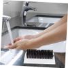NOLITOY 4pcs Nail Cleaning Brush Hand Scrub Brush Non-Slip Handle Soft Bristles for Exfoliating view 2