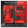 Agnail Clippers Nail Clipper Set Convenient Beauty Tools Clipper Manicure Toenail Pliers(Black 10-Piece Set) view 3