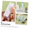 PartyKindom 6pcs Nail Art Tool Brush Fingernail Cleaning Brush Nail Scrubber Pp Material Soft Bristles view 2