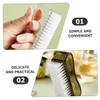 PartyKindom 6pcs Nail Art Tool Brush Fingernail Cleaning Brush Nail Scrubber Pp Material Soft Bristles view 4