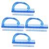 PartyKindom 4pcs Nail Cleaning Brush for under Nails and Toes Compact Fingernail Scrub Brushes for Manicure and Pedicure view 1