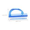 PartyKindom 4pcs Nail Cleaning Brush for under Nails and Toes Compact Fingernail Scrub Brushes for Manicure and Pedicure view 2