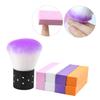 Beaupretty 1set Nail Art Tool Mushroom Cleaning Brush High Elastic Sponge Block for Natural Nails Portable Manicure Accessories for Salon Home Use view 2