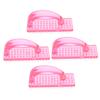 PartyKindom 4pcs Fingernail Cleaning Brush Nail Scrub for Easy Cleaning of Fingernails and Toenails Lightweight Design for Home and Travel Use view 1