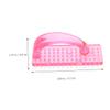 PartyKindom 4pcs Fingernail Cleaning Brush Nail Scrub for Easy Cleaning of Fingernails and Toenails Lightweight Design for Home and Travel Use view 4