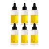 50ml Molding Glass Dropper Bottles with Double-layer Dropper Cap with Glass Pipette with Threaded 18/400 for Essential Oils, Leak Proof Travel Bottles, Set of 6 (Black) view 1