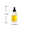 50ml Molding Glass Dropper Bottles with Double-layer Dropper Cap with Glass Pipette with Threaded 18/400 for Essential Oils, Leak Proof Travel Bottles, Set of 6 (Black) view 2