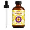 dve herbes Corn Oil (Zea mays) with Glass Dropper | Cold Pressed | Pure | Natural | For Diluting Essential oils | For Skin & Massage | Non-Sticky | Lightweight | Men & Women | 120ml (4 oz) view 1