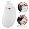 AUTSUPPL 1set Electric Nail File Multi-Functional Nail Trimmer with Grinding and Led Quiet for Newborns and Boys and Girls Stylish Design for Home Travel Use view 2