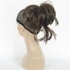 12 Inch Adjustable Messy Style Ponytailtail Hair Extension Synthetic Hair-Piece With Jaw Claw 10 med. golden brown 12INCHES view 1