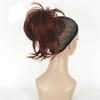 12 Inch Adjustable Messy Style Ponytailtail Hair Extension Synthetic Hair-Piece With Jaw Claw 10 med. golden brown 12INCHES view 2