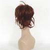 12 Inch Adjustable Messy Style Ponytailtail Hair Extension Synthetic Hair-Piece With Jaw Claw 10 med. golden brown 12INCHES view 4
