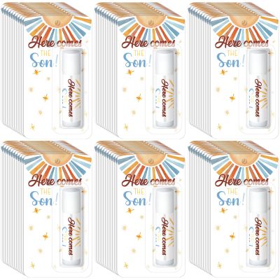 30 Pack Here Comes the Son Baby Shower Favors Games Prizes Party Gifts Bulk Sunshine Lip Balms for Winners Adults Guests Gender Reveal Favors Decorations Baby Shower Souvenirs Gift Bags Stuffers