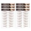 6 Sheets Eyebrow Tattoo Stickers Eyebrow Stencil Sticker Waterproof Eyebrow Transfers Stickers Grooming Shaping Fake Eyebrow Sticker for Women and Girls Makeup view 1