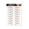6 Sheets Eyebrow Tattoo Stickers Eyebrow Stencil Sticker Waterproof Eyebrow Transfers Stickers Grooming Shaping Fake Eyebrow Sticker for Women and Girls Makeup view 3