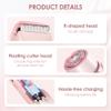 2-in-1 Women's Body Shaver,2025 Upgrade Electric Shaver Bikini Trimmer for Women,Dual Head Cordless Electric Razor IPX7 Waterproof Wet and Dry Hair Trimmer for Face Lip Chin Underarm Legs (Purple) view 4