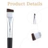 6 PCS Thin Eyeliner Brush Set, Fine Angled Eyeliner Brushes Angled Eye Liner Brush Ultra Fine Bent Makeup Brushes Pointed Round Eye Liner Makeup Tool for Women Girls Beauty Cosmetic view 3