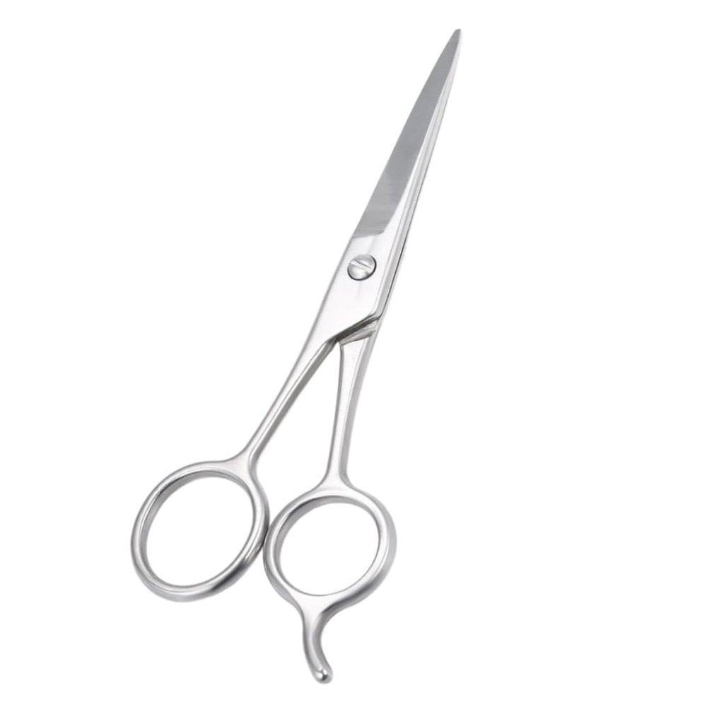 BIUDECO Stainless Steel Beard Scissors for Barbers Mustache Eyebrow Trimmers Hairdressing Scissors Compact Beard Care Accessory